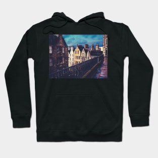 Old Town Edinburgh Buildings Hoodie